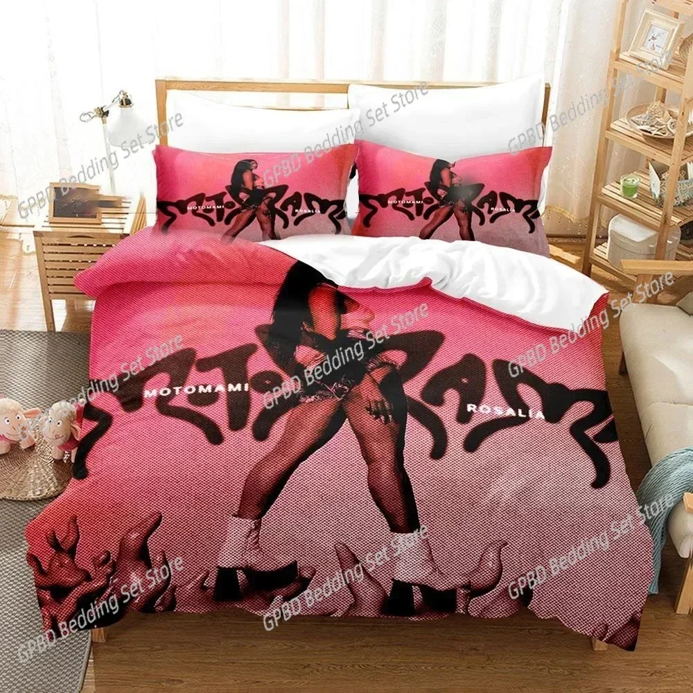 Rosalia Album Motomami 3D NEW Duvet Cover Pillowcase Bedding Set Adult Boy Girl Bedroom Decoration Children Single Double Large