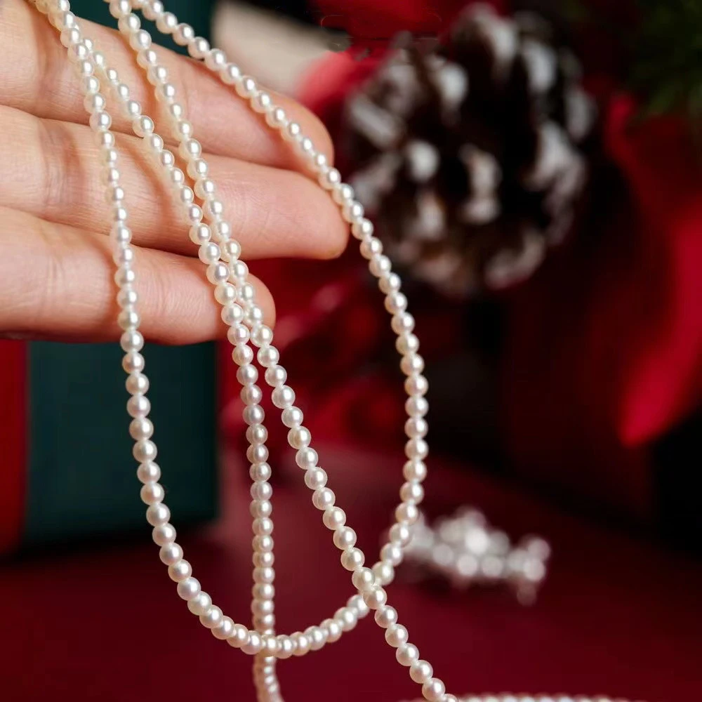 SUMENG Neue Vintage Elegante Schmuck Einfache Weiße Perle Kette Choker Halskette Für Frauen Hochzeit 2024, Mode Geschenke – Detail 6