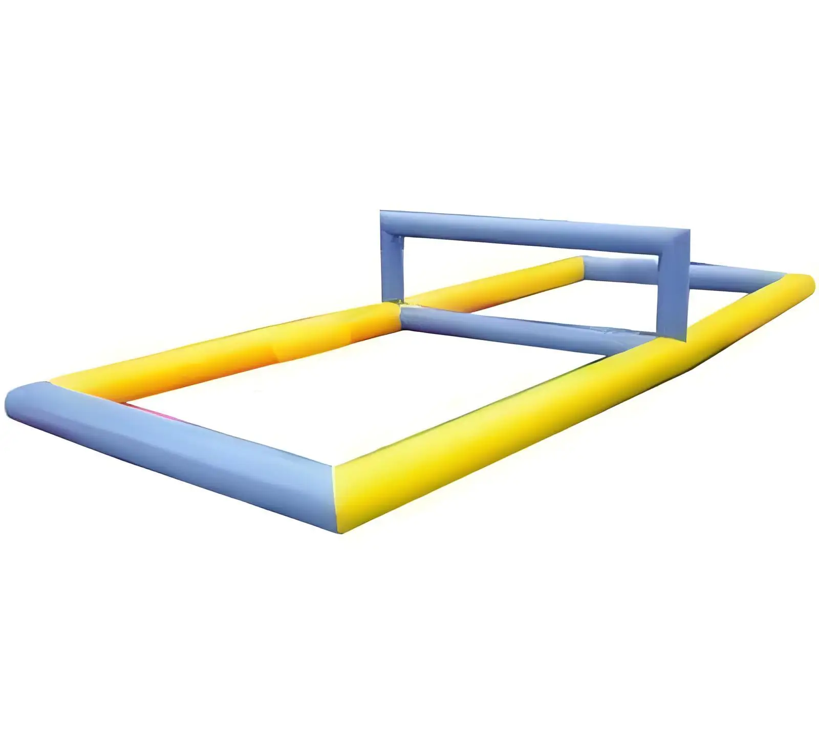Inflatable Volleyball Court Play Equipment Water Play Floating Volleyball Pool for Adults and Kids Outdoor Amusement Equipment