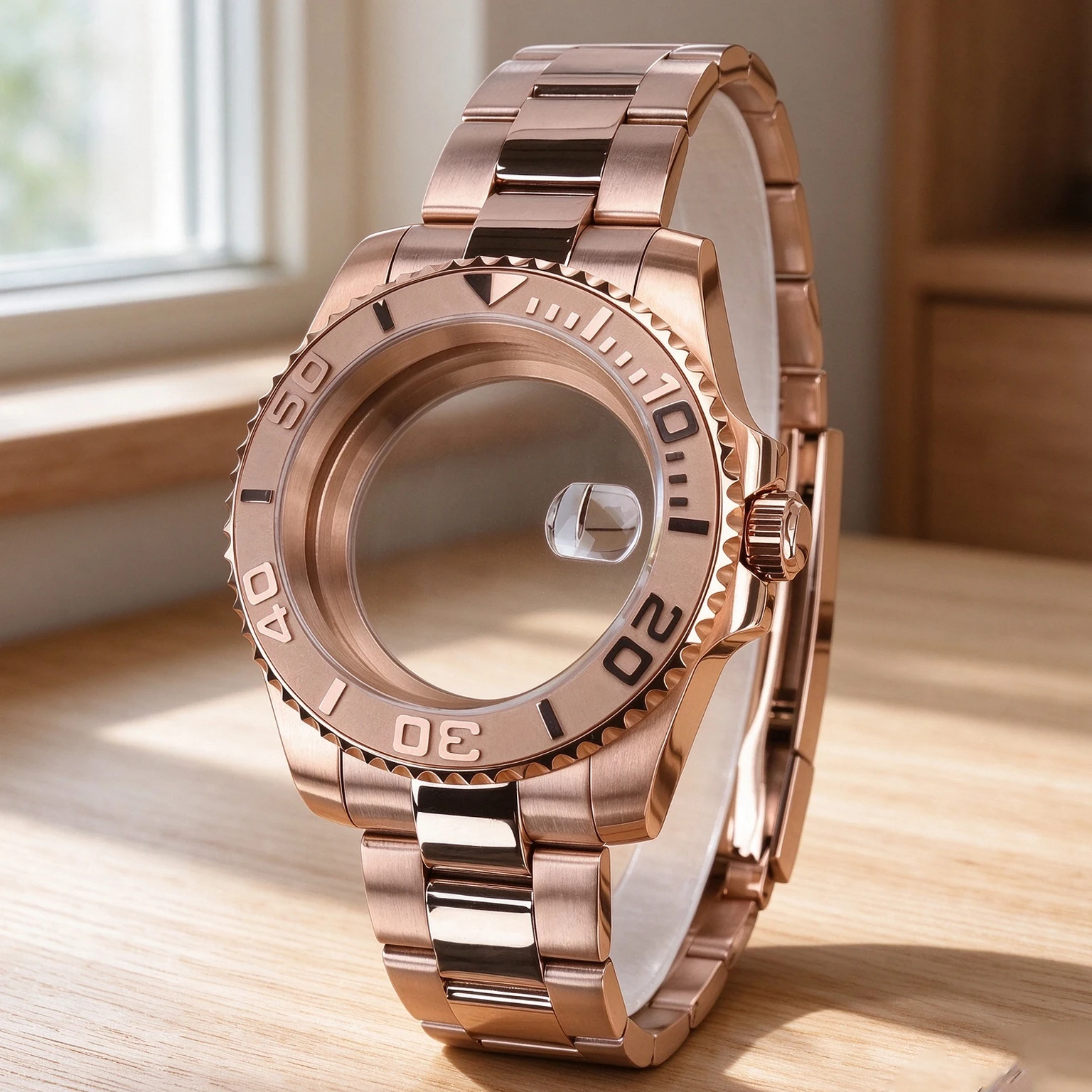 boitier-de-montre-de-luxe-40mm-en-or-rose-verre-saphir-modeles-tendance-pour-yacht-master-mouvements-nh35-nh36-nh34-miyota-8215-eta-2824-pieces-de-bracelet