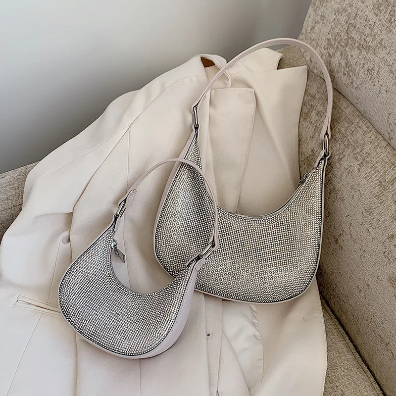 Chain Diamonds PU Leather Crossbody Bags For Women Summer Shoulder Handbags Female Solid Color Cross Body Bag