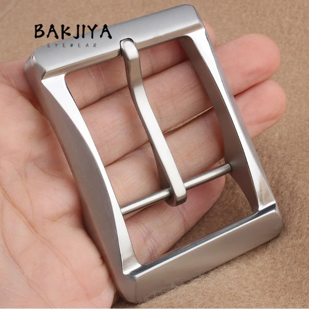 38mm Solid Titanium Belt Buckle Head Men's Titanium Rustproof Anti-Allergic Pin Buckle for Canvas Leather Waist Band Accessory