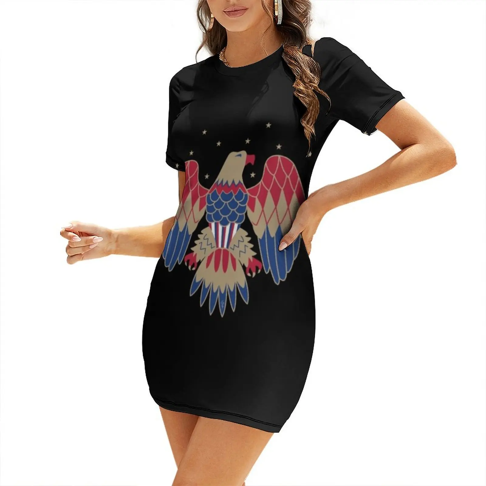 

Jumpsuit American Eagle Perfect Gift For Fan Short Sleeved Dress summer dress Women's dress summer clothes for women