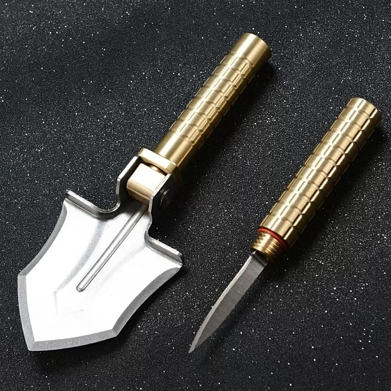 Multi functional folding military shovel outdoor survival equipment set, gardening tools, camping accessories