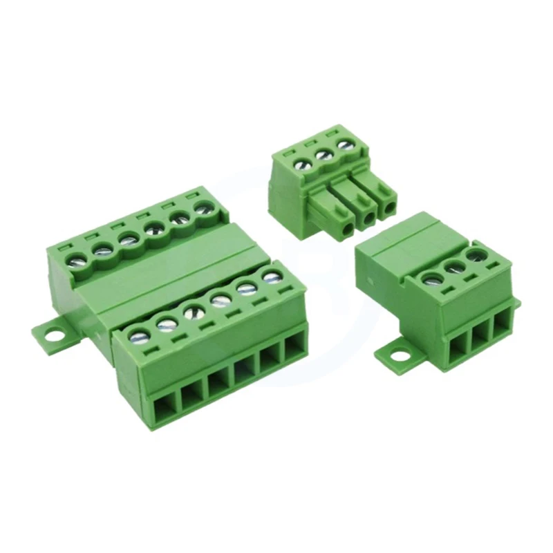 (10 Sets) 15EDGRKC + 15EDGK 3.81mm ( 2EDGRKC + 2EDGK ) 3.81 bezlutowniczy złącze stykowe z Panel do mocowania blokadą wtykową LC10 męski i żeński 2P ~ 24P 2EDGRK — zdjęcie produktu 3