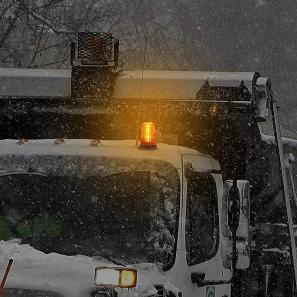 30 LED Strobe Light 12V-24V LED Car Emergency Warning Safety Flashing Beacon Lights for Vehicle Forklift Truck Tractor Golf Cart