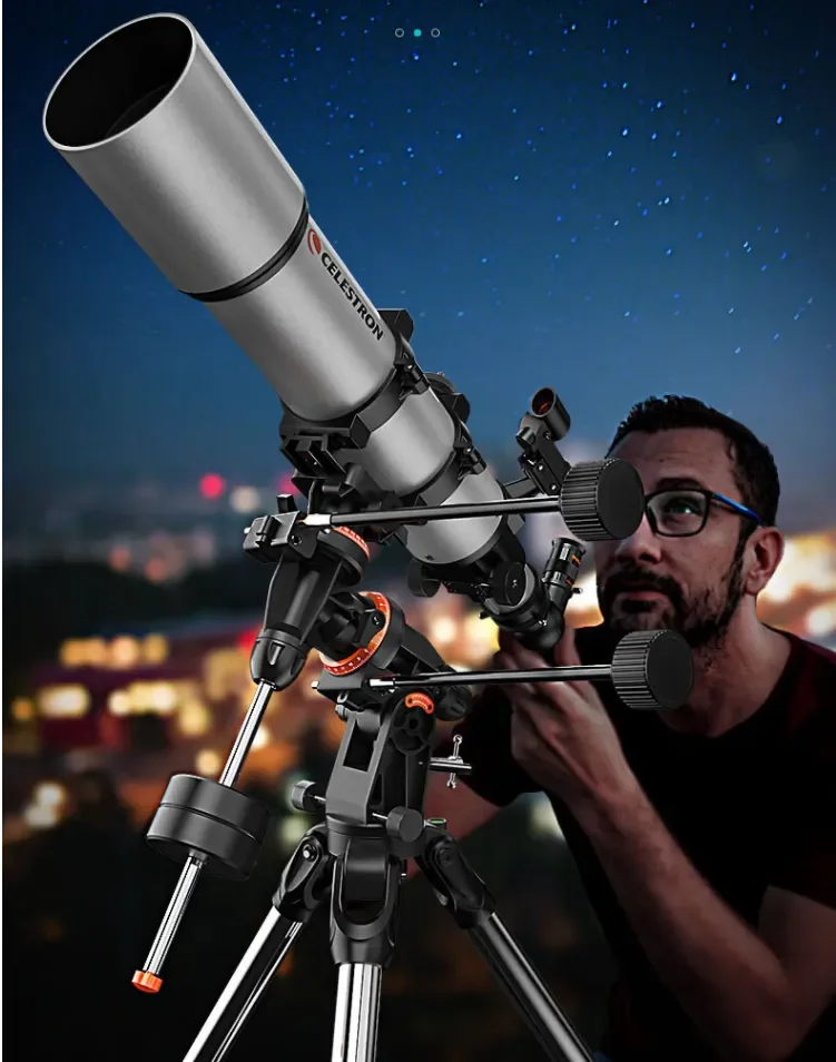 

Celestron 102EQ3M-R4 Achromatic Refraction Telescope High definition large aperture professional star viewing deep space