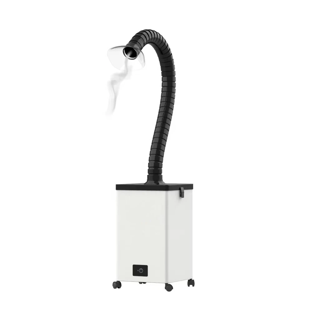 Nail Salon/Welding Smoke Purifier Three layer Filter Adjustable Exhaust Arm