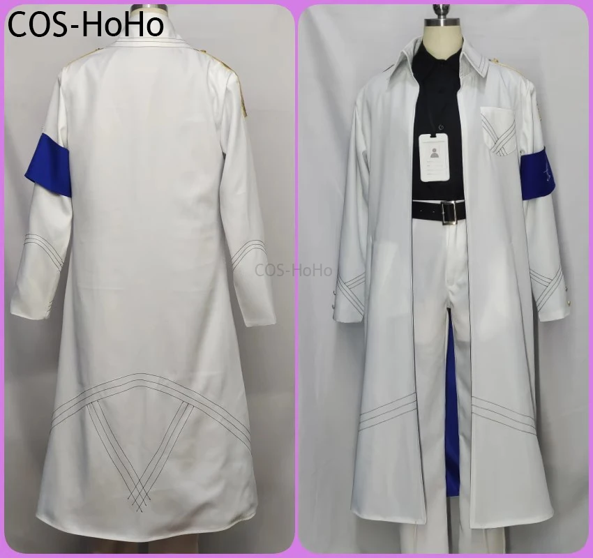 COS-HoHo Anime Blue Archive Schale Sensei Game Suit Cosplay Costume Cool Handsome Uniform Halloween Party Role Play Outfit