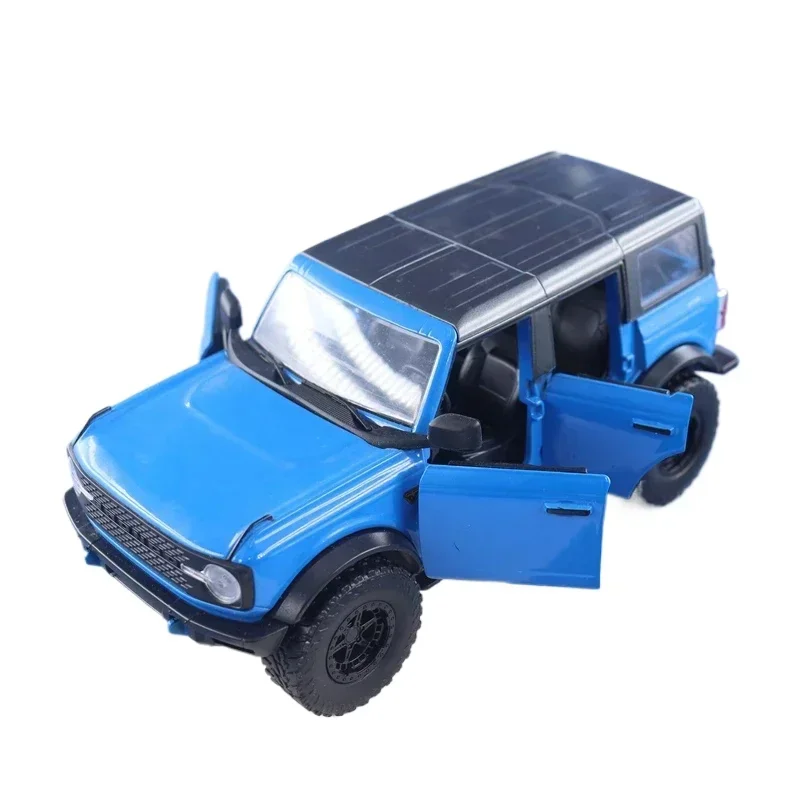 Модель литая автомобиля Jada 1:24 2021 Ford BRONCO High, модель автомобиля из металлического сплава, украшение автомобиля, дисплей, коллекционные подарки