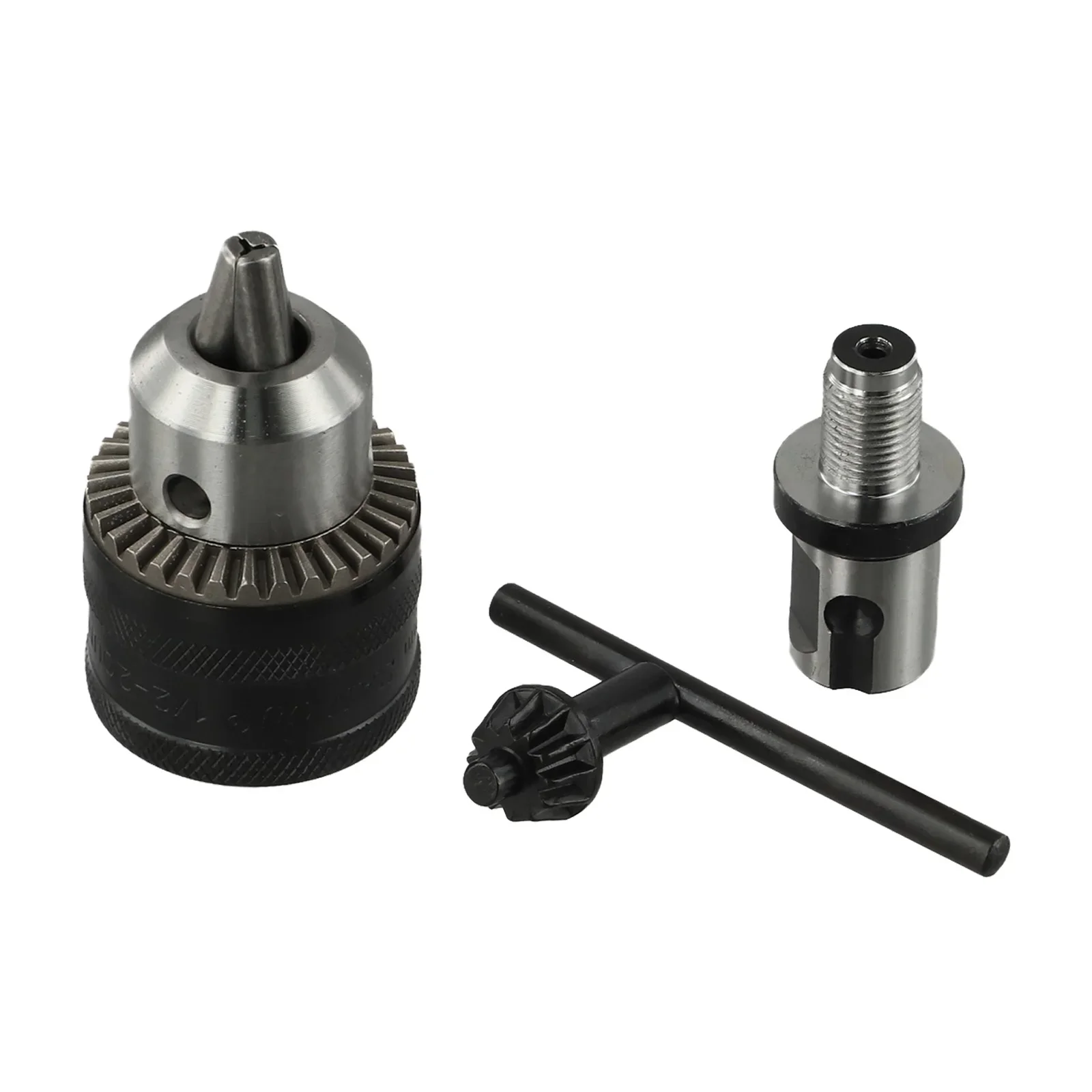 Drill Chuck For Cordless Drills Weldon Shank Adapter Magnetic Drill Chuck Drill Chuck With Key Steel Material Three-jaw Design