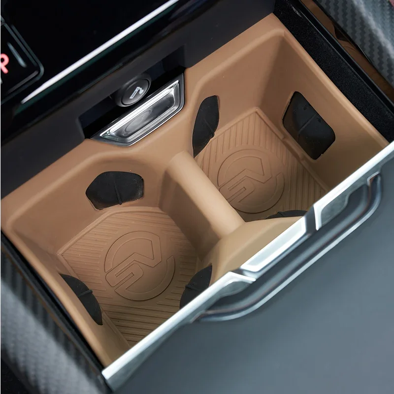 For Land Rover Range Rover Sport Vogue L460 2023 24 2025 Cup Holder Storage Tray Shock-Absorbing Central Armrest Box Accessories