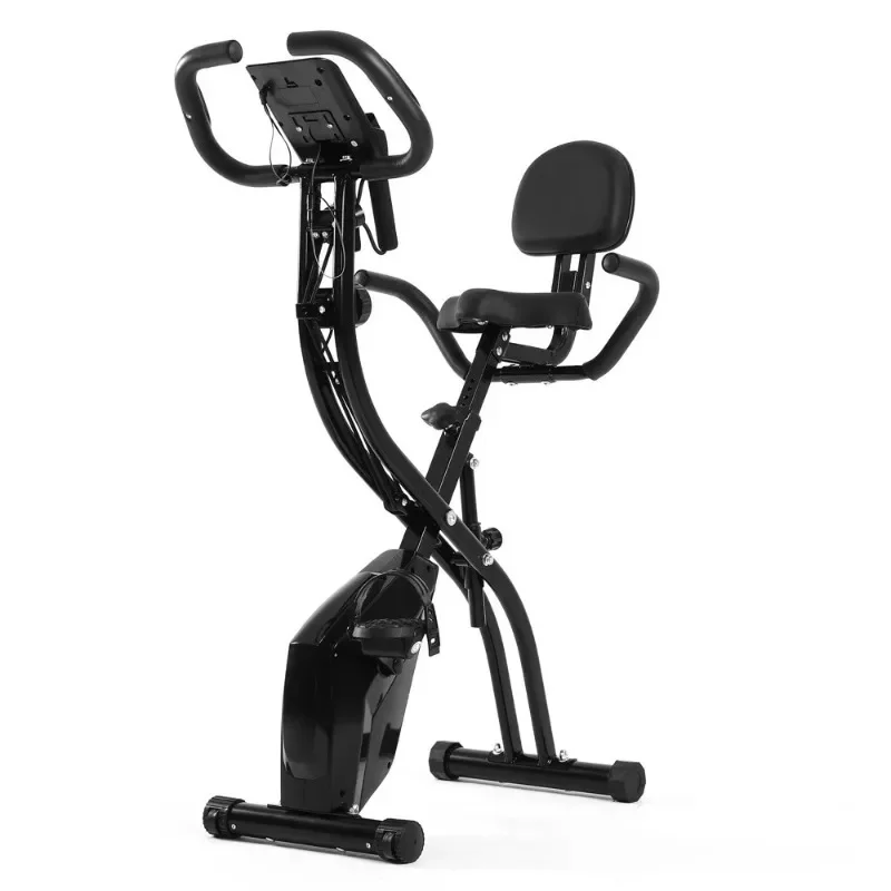 

Indoor Recumbent Exercise Bikes - Adjustable Magnetic Folding Exercise Bike for Comfortable Workouts