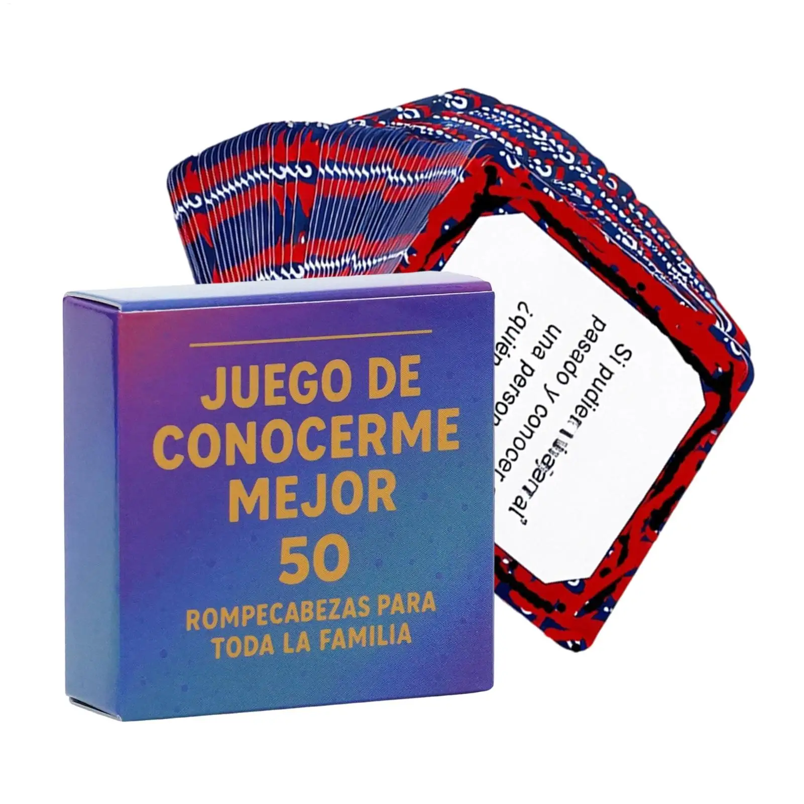 50pcs Family Conversation Card Game, Bonding Activity for Deeper Connection, Fun Party Icebreaker for Home Travel & Gatherings