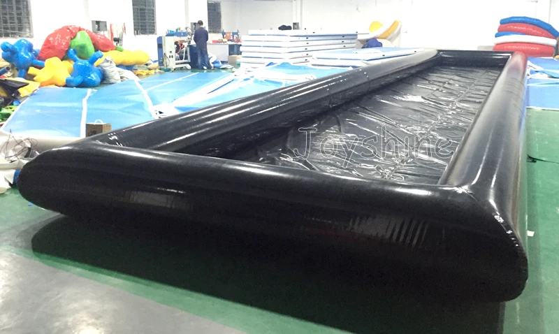 18m x 3.6m Outdoor Big black Pools Black Inflatable Rectangular swimming Pool With Pump