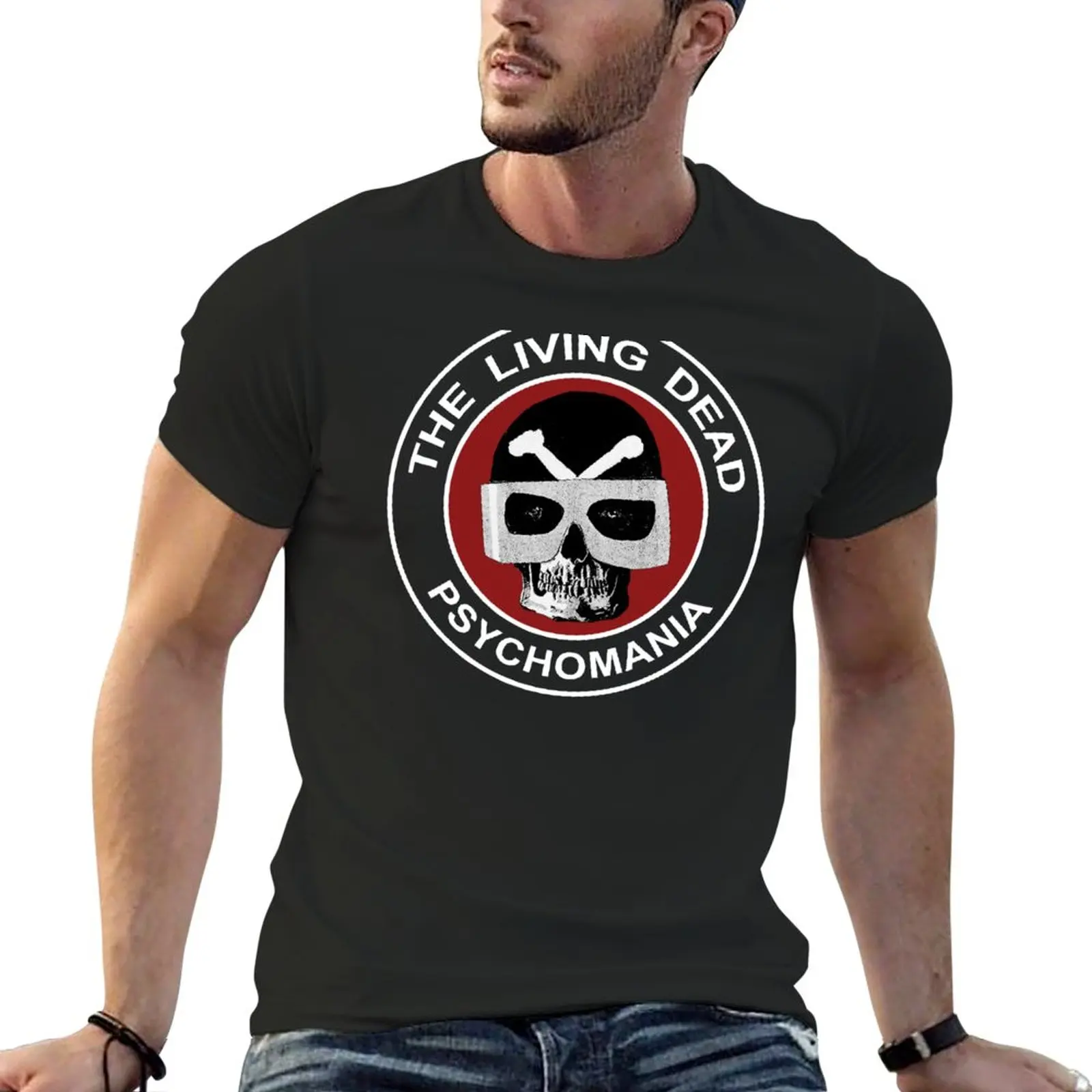 Psychomania : The Living Dead T-Shirt black t shirt anime Blouse vintage t shirt oversized t shirts for men