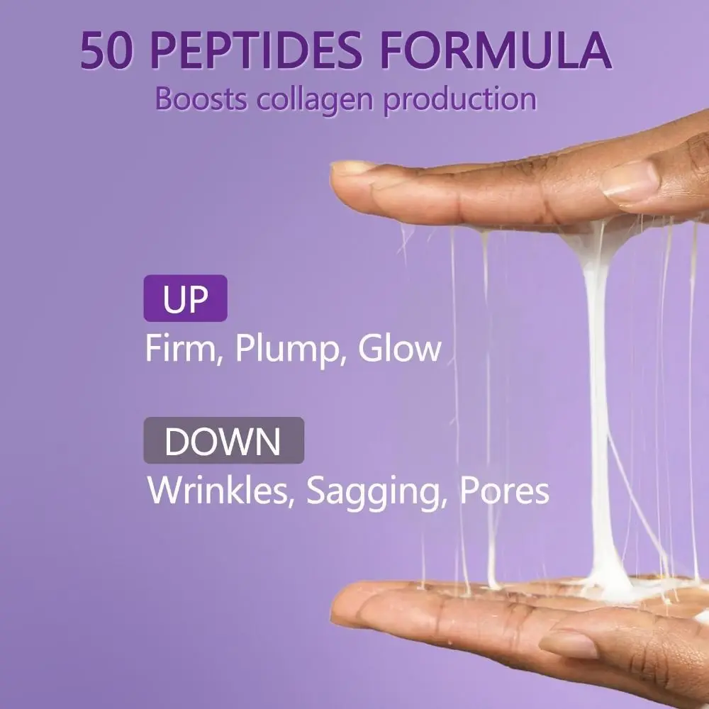 新しい 50 ミリリットルフェイスエッセンスクリームソフトアンチエイジングリフティングシルエッセンス保湿非粘着性引き締めエッセンスメイクアップツール