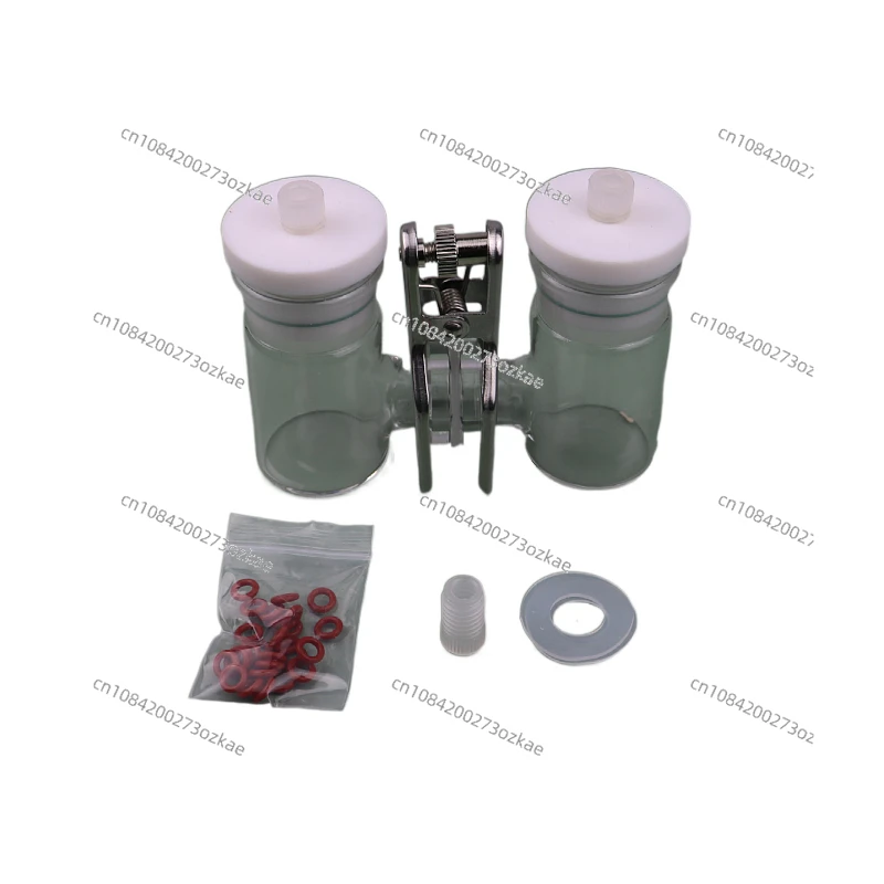 50ml H-Type Sealed Electrolytic Cell Replaceable Membrane Electrolytic Cell Frosted Mouth Sealed Electrolytic Cell