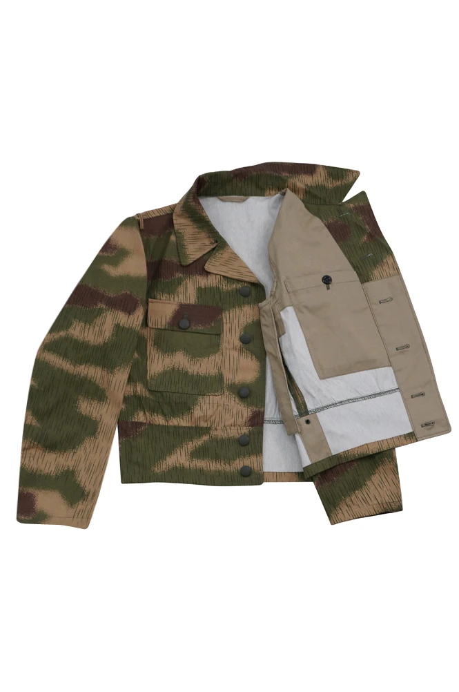 GUCA-040 Wwii Duitse Heer Marsh Sumpfsmuster 44 Camo M44 Veld Tuniek