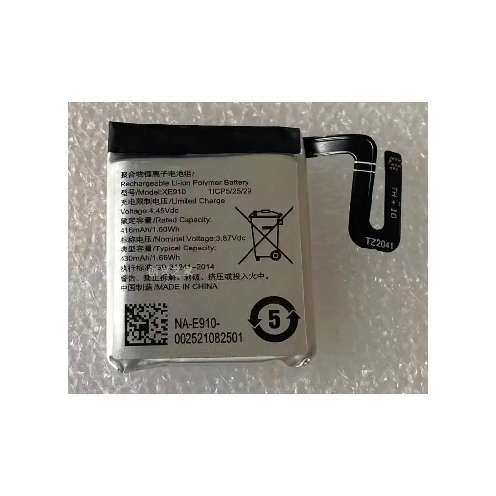 Original XE906 XE910 Battery For OPPO Watch 41mm /46mm OW19W1 OW19W2 OW19W3 3.87V 300mAh/416mAh