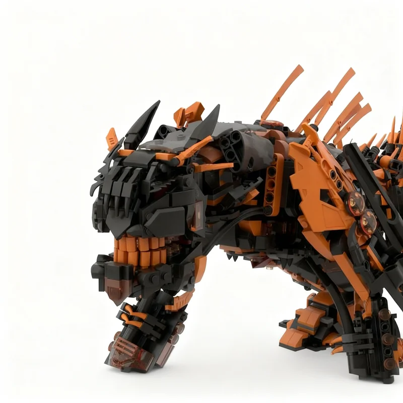 Набор строительных блоков MOC «Черная пантера» (2242 детали) — Архитектурная модель, развивающая игрушка для детей, подарок на Рождество и День рождения, для самостоятельной сборки
