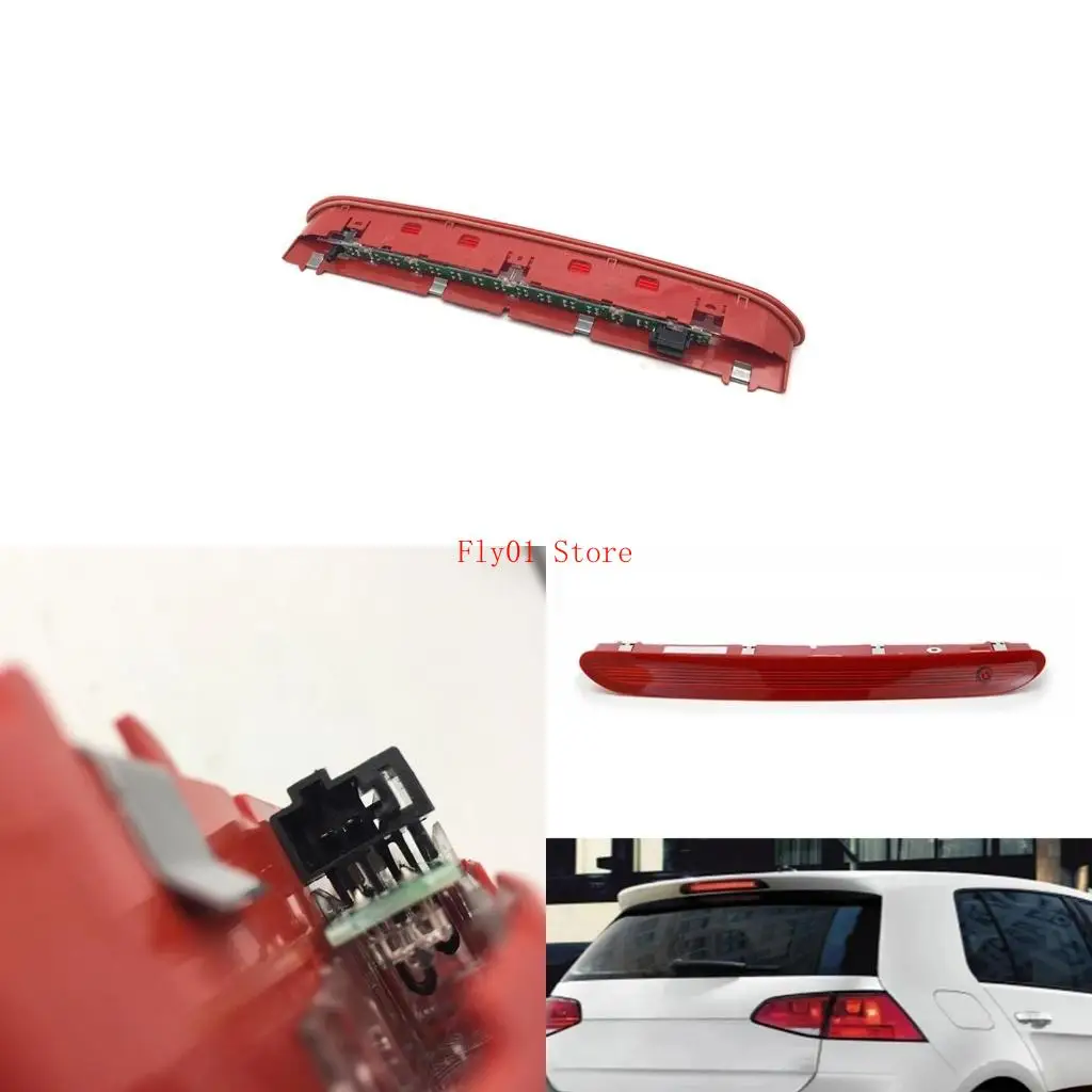 

Plastic Housing High Mount Bright Rear Brake Light For Safe Driving 5K0945087C