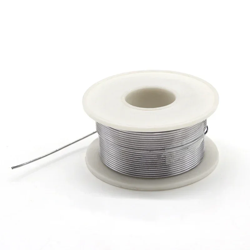 Fil à Souder pour Fer à Souder Électrique, 0.8/1.0mm, 50g/100g, 63/37 Flux 2%, Point de Fusion Bas, 1 à 5 Pièces