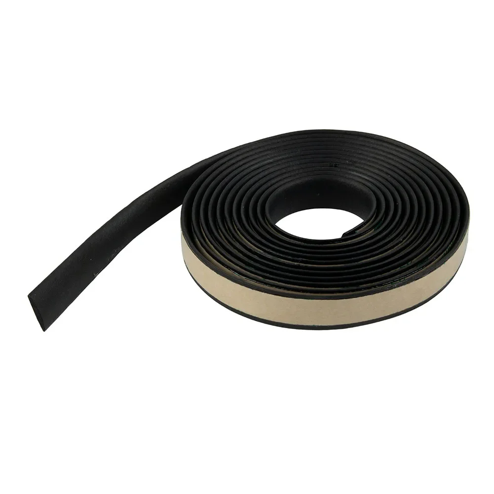 

1pc Car Sealing Strip Trim 3 Meter Weatherstrip Black Window Windshield Double-sided Tape Dustproof EPDM Rubber Guard