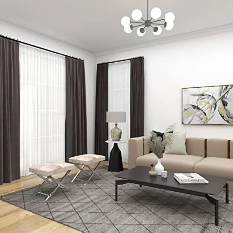 Zeitgenössischer Edelstahl hocker, grau