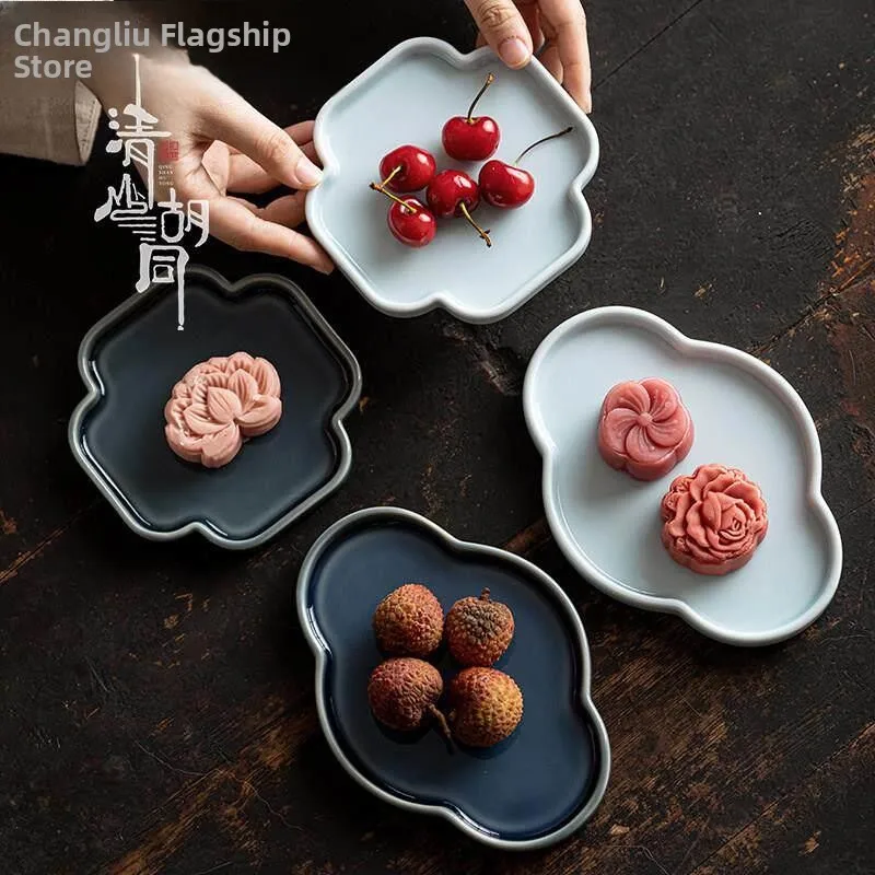 chinese-style-dessert-plate-fruit-bowl-mooncake-display-ceramic-handmade-daily-use-tea-room-pastries-snacks-sweet-treats