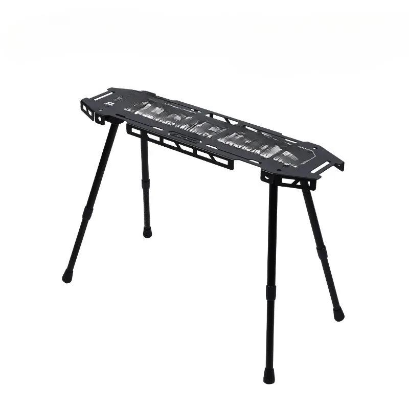 

Tactical System Camping Table Expandable Diversification Portable Folding Storage Aluminum Alloy Skateboard Table