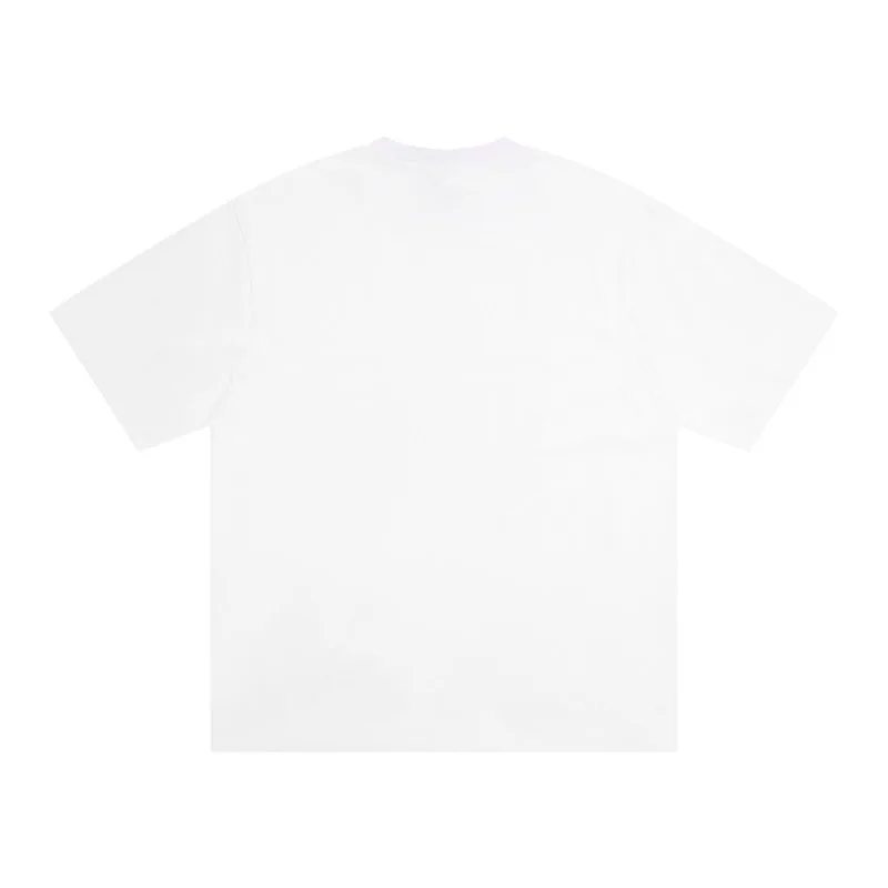 Fly Eagle Print RHUDE Black White T Shirt Blue Label Tee Men Women High Quality Loose Short Sleeve Cotton Tops Tee