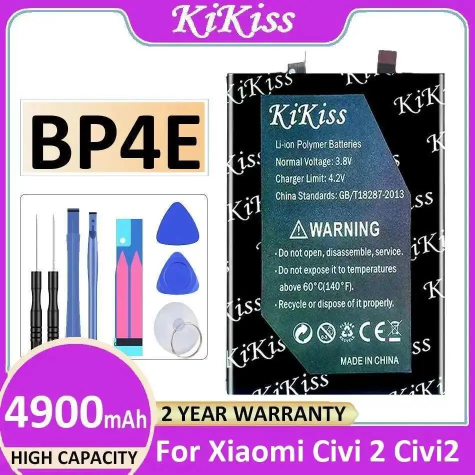 

Mobile Phone Battery Reliable Replacement BP4E 4900Mah For Xiaomi Civi 2 Civi2