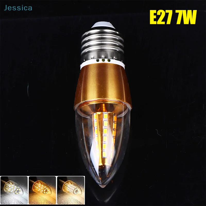 

♥LED Candle Bulb，E27/E14 Screw Base Energy-Saving Lamp