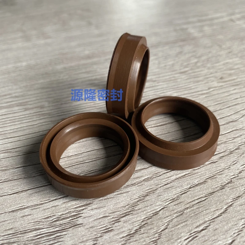 1pcs QGB cylinder piston rod dust seal ring high temperature resistant fluorine glue ZHM-10/12/16/20/25/32/40/50