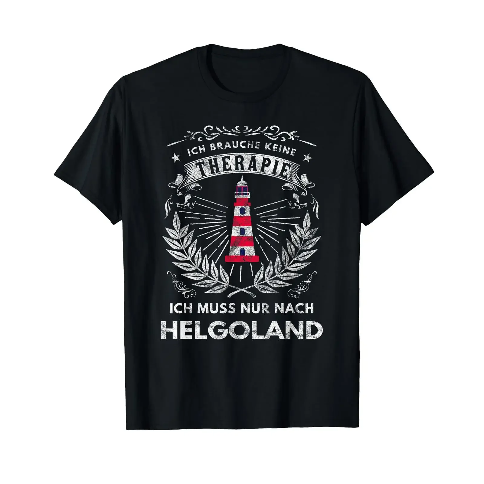 Helgoland North Sea Island Holiday Souvenir T Shirt vintage Washed Versatile graphic Casual Unisex designer clothes Soft homme