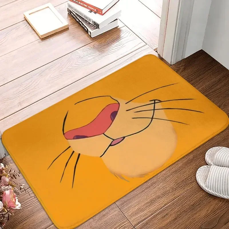 The King! Mat Rug Carpet Anti-Slip Bedroom Entrance Door Mat Simba Timon Pumba Rafiki Lion King Animal Walt Cartoon Movie