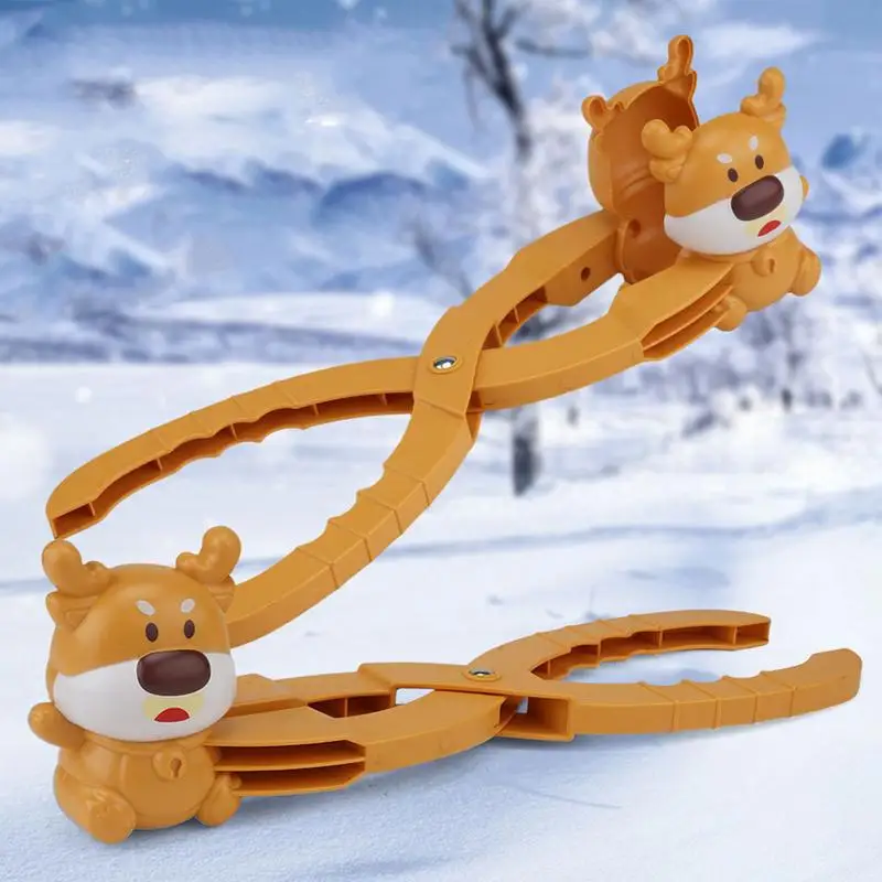 

Christmas Elk Snow ball Maker Clip Maker Snow Sand Mold Tool For Snow ball Fight Winter Children Outdoor Toy Party Prop Ice Mold