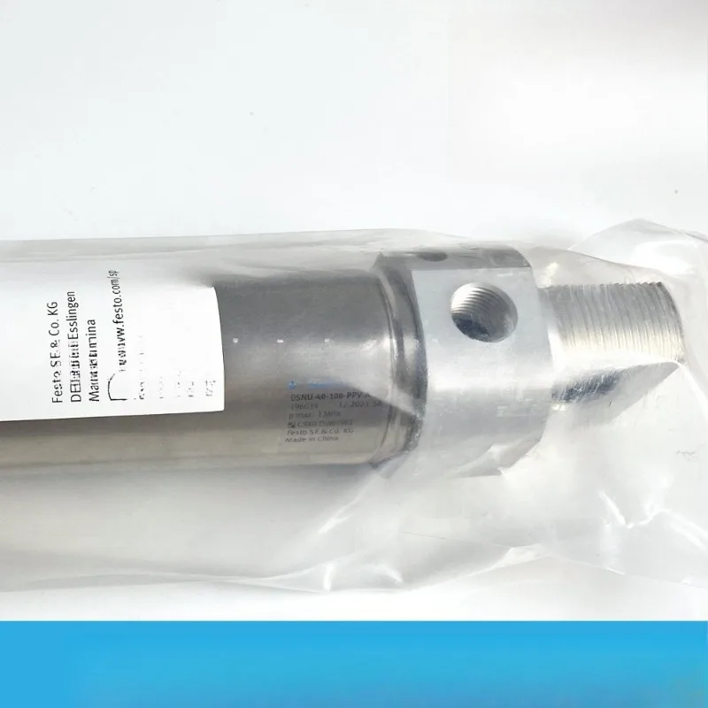 Round Cylinder DSNU-40-100-PPV-A 196034 40mm Bore 100mm Stroke Double Acting Pneumatic Cylinder
