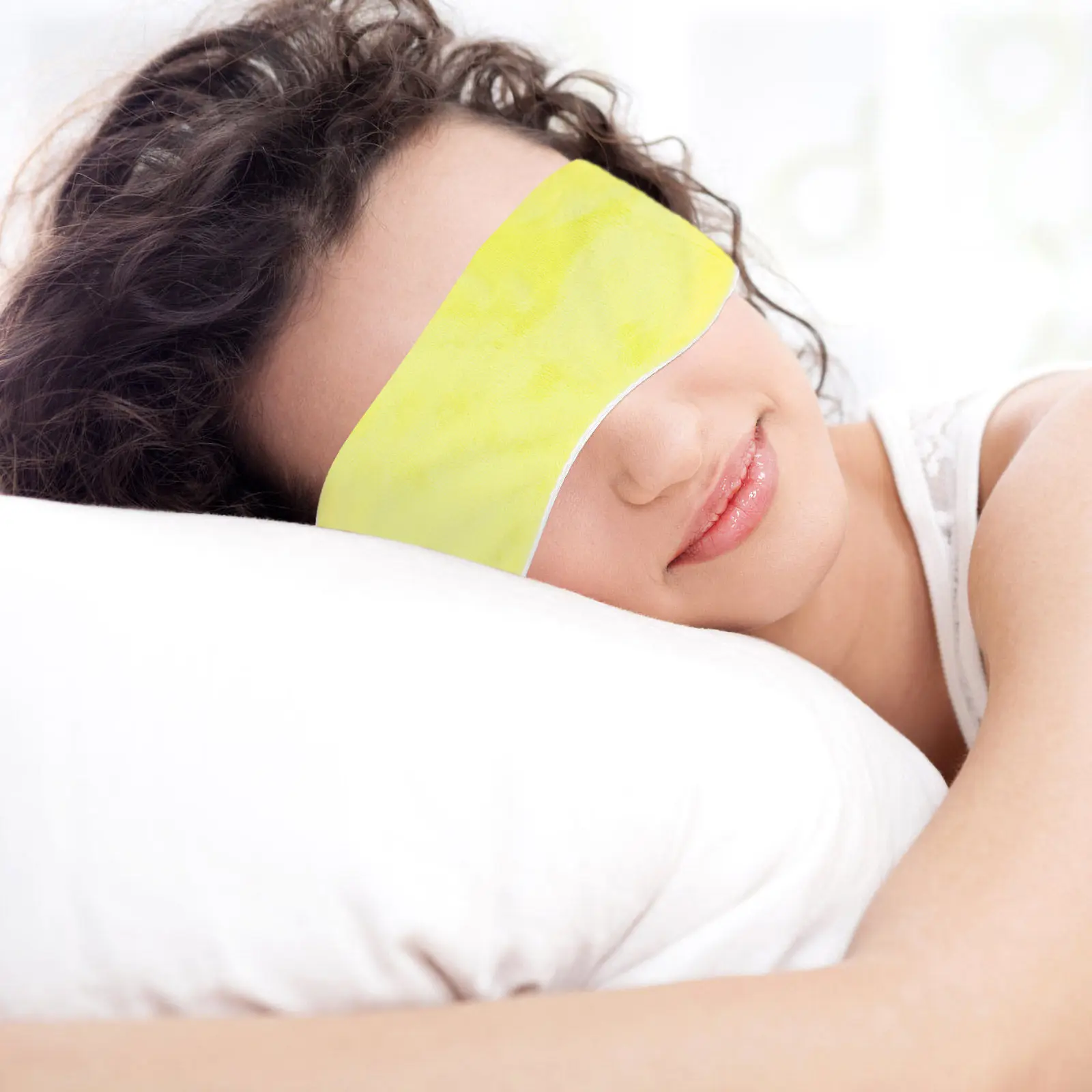 1Pcs USB Sleep Eye Mask Heated Eyepatch with Steam Warmth for Eye Strain Relief Dry Eyes Blepharitis Soothing Thermal Therapy