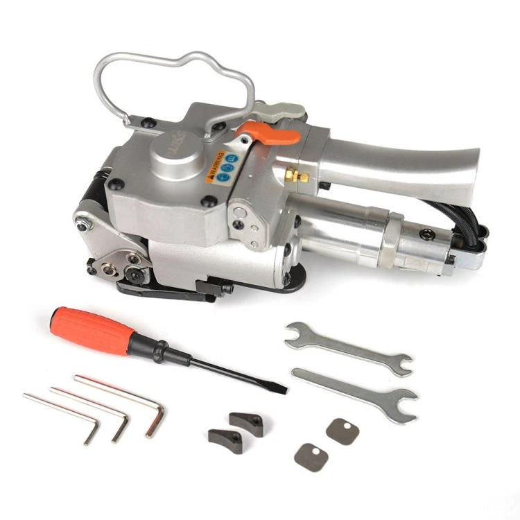 A19 in Stock Manufacture Price 19mm Width PP PET Strap Pneumatic Strapping Tool Handheld Semi Automatic Wrapping Machine