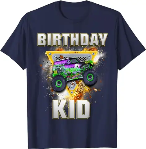 Monster Truck födelsedagspojke Monster Truck är min sylt älskare T-shirt humor rolig barntröja söner brorson födelsedag nyhet gåvor 10 best sales monsterjam - №3