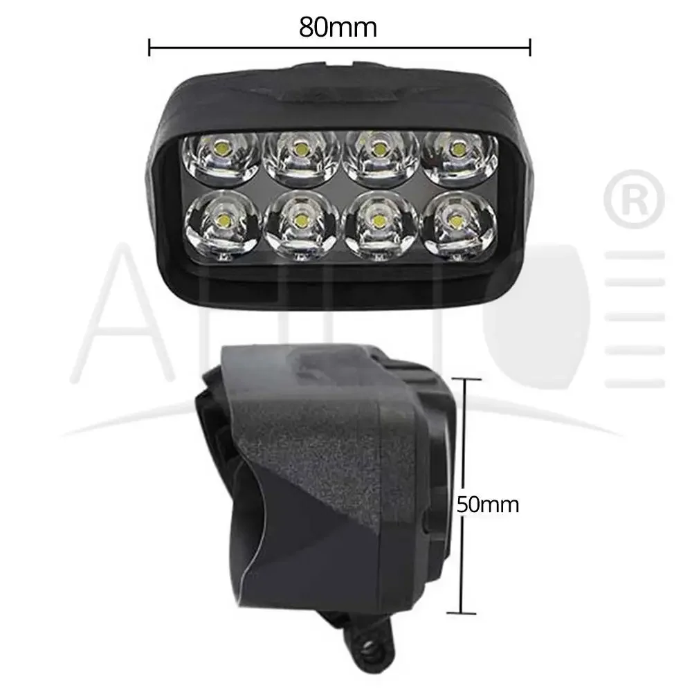 سيارة بقعة الضباب ضوء Led دراجة نارية الجبهة العلوي 12 واط 8SMD لمبة 6500 كيلو السوبر مشرق الأبيض العمل مصباح مقاوم للماء اكسسوارات السيارات