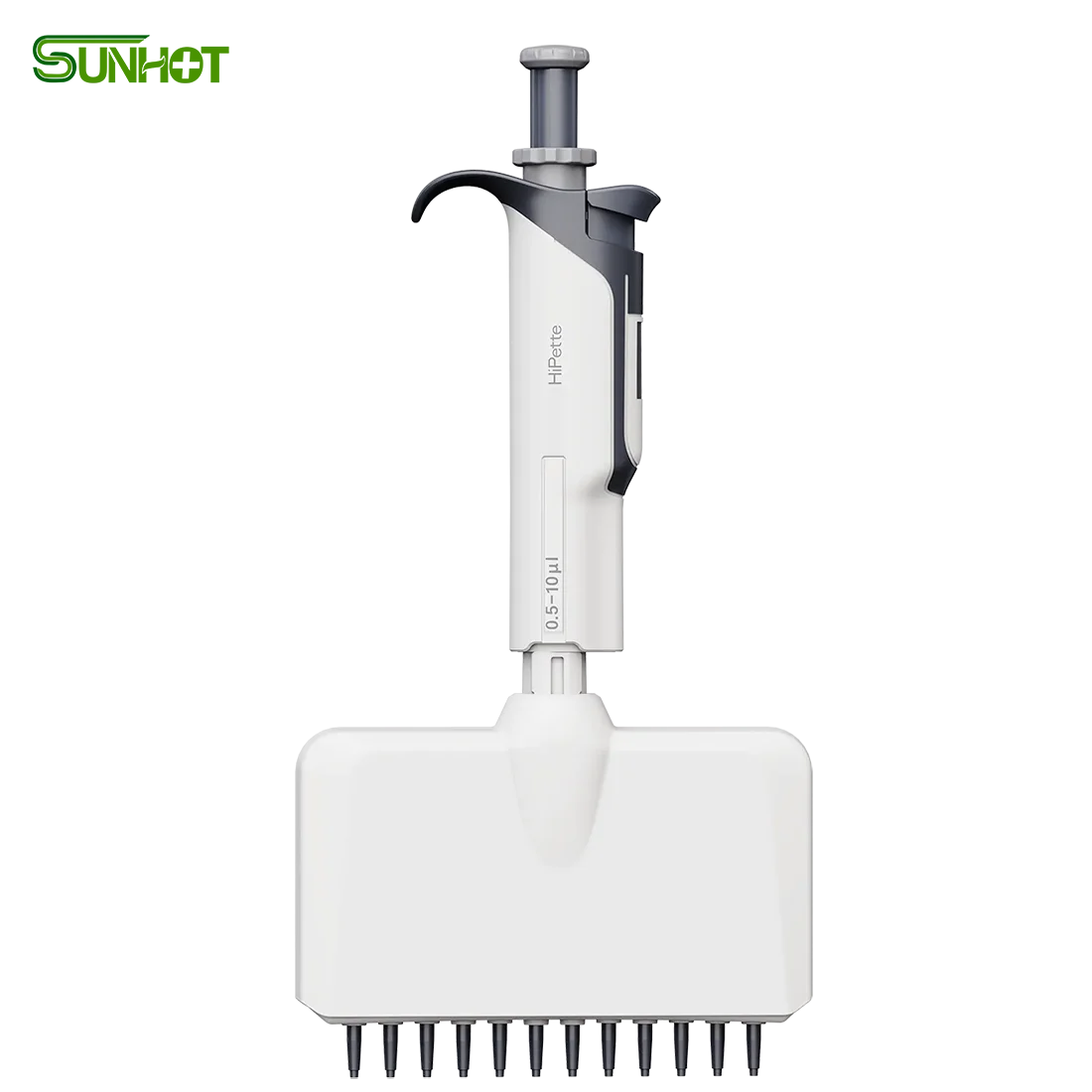 HiPette Fully Autoclavable Manual 12-Channel Adjustable Color-Coded Pipette