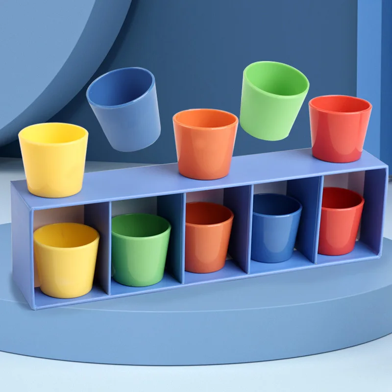 Colori creativi per indovinare Tazza di corrispondenza dei colori Sfida Formazione del pensiero logico Gioco multiplayer Giocattoli educativi per bambini