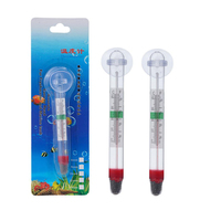 1/2/3PCs Floating Aquarium Thermometer Fish Tank Thermometer for Freshwater and Saltwater Fish Aquarium Suction Cup Thermometer