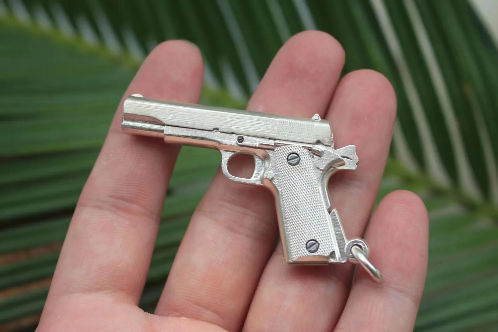 S925 General Engineering Edition-1911 Pistol Pendant