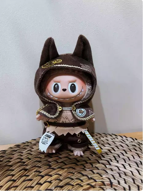 Traje de uniforme con orejas de lobo dorado para Cosplay, traje informal sin atributos, zapatos, pantalones, 10 cm, 15 cm, 20cm