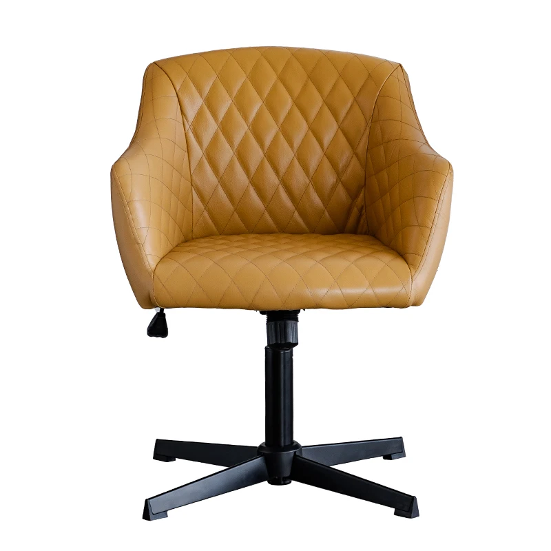 

Leather Computer Chair Home Comfort Light Luxury Office Chair Ergonomics Sedentary Study Chair