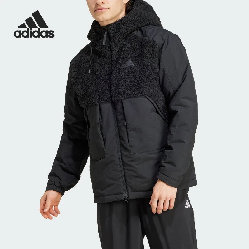 Adidas CITY ESCAP J Men's Splicing Warm Cotton Clothing IS9053